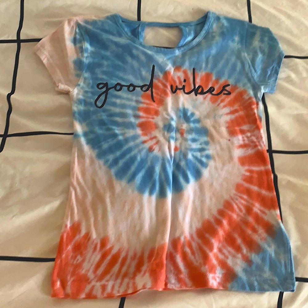 Good vibes tye die shirt